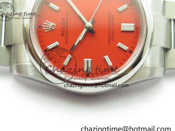 Perpetual 126000 36mm Dial BP SS Bracelet Red on Edition Oyster Best 0217